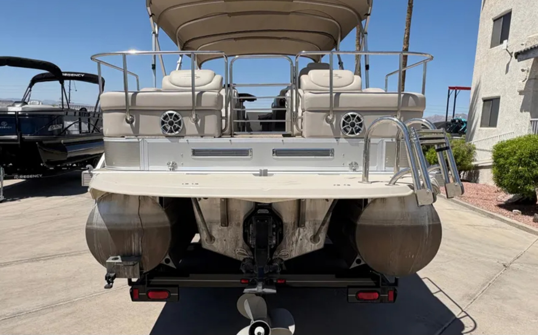 24 foot Coach Tri-Toon with 150Hp #2