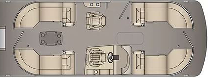 24 foot Coach Tri-Toon with 150Hp #2